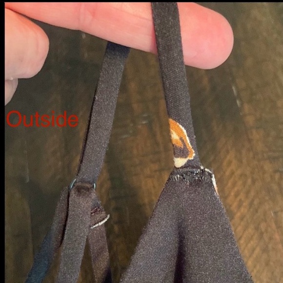 Sale 2/$10* Black Dress with Floral Print, size M. Nine Britton brand. - Picture 14 of 15